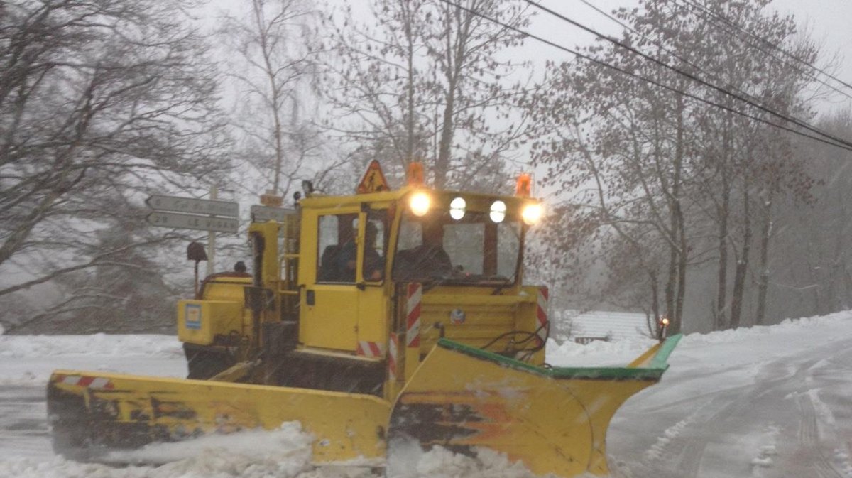 Les Jardins de la Fontaine de Nîmes sous la neige Photo : Anthony Maurin / ObjectifGard