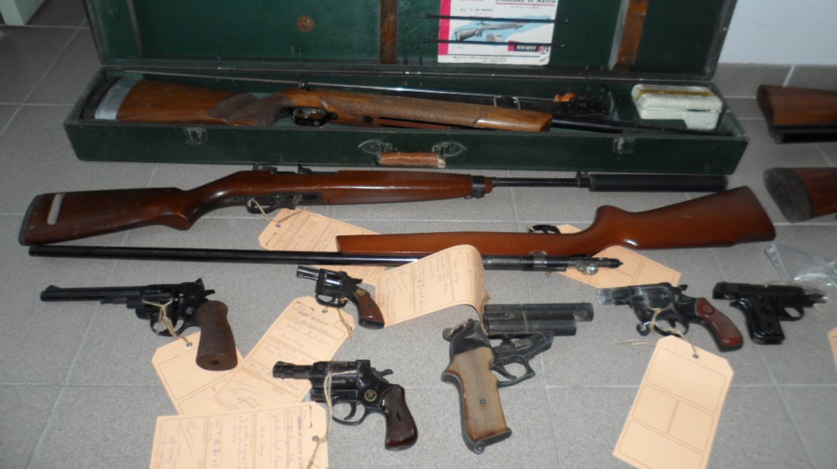 FAIT DU JOUR Du pistolet à la mitraillette, plus de 1 800 armes abandonnées dans le Gard