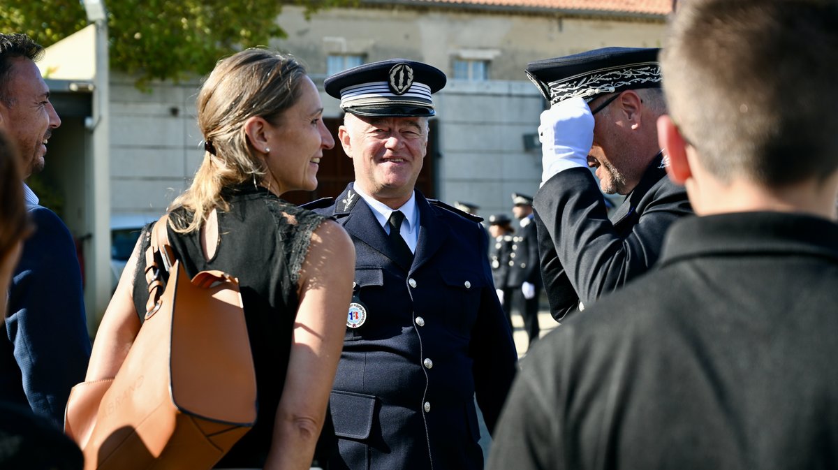 BEAUCAIRE-TARASCON Le commandant divisionnaire, Romain Voiselle, officiellement installé