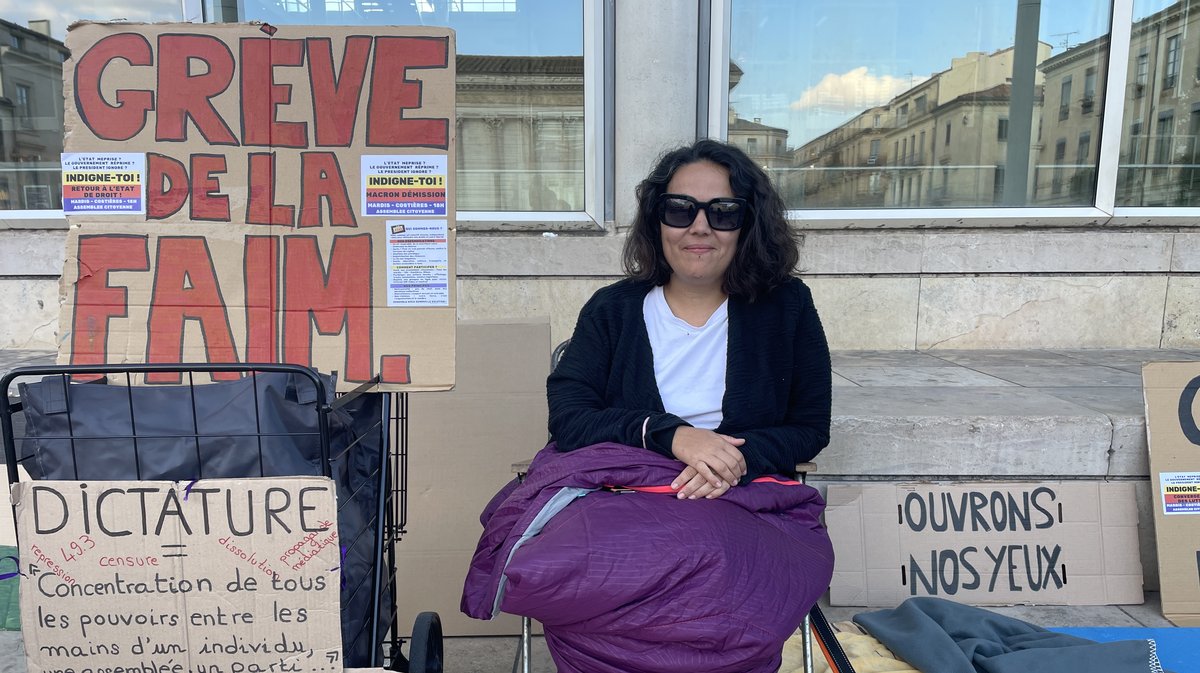 NÎMES Elle entame une grève de la faim pour protester contre le gouvernement