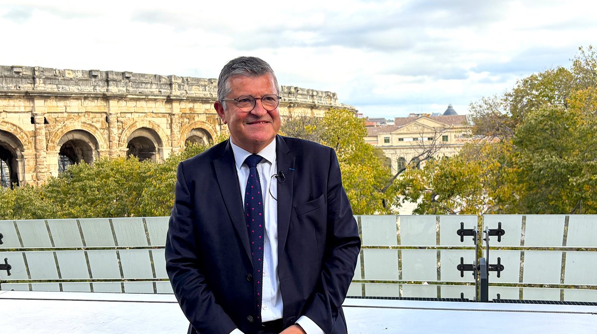 Franck Proust, pr&eacute;sident de N&icirc;mes m&eacute;tropole et candidat LR aux municipales de N&icirc;mes&nbsp;