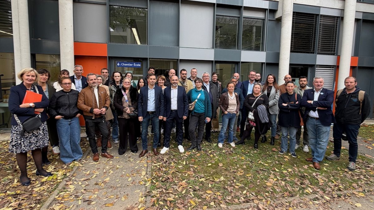 Ce vendredi matin, lors du lancement de l'action de mentorat au lyc&eacute;e Einstein de Bagnols