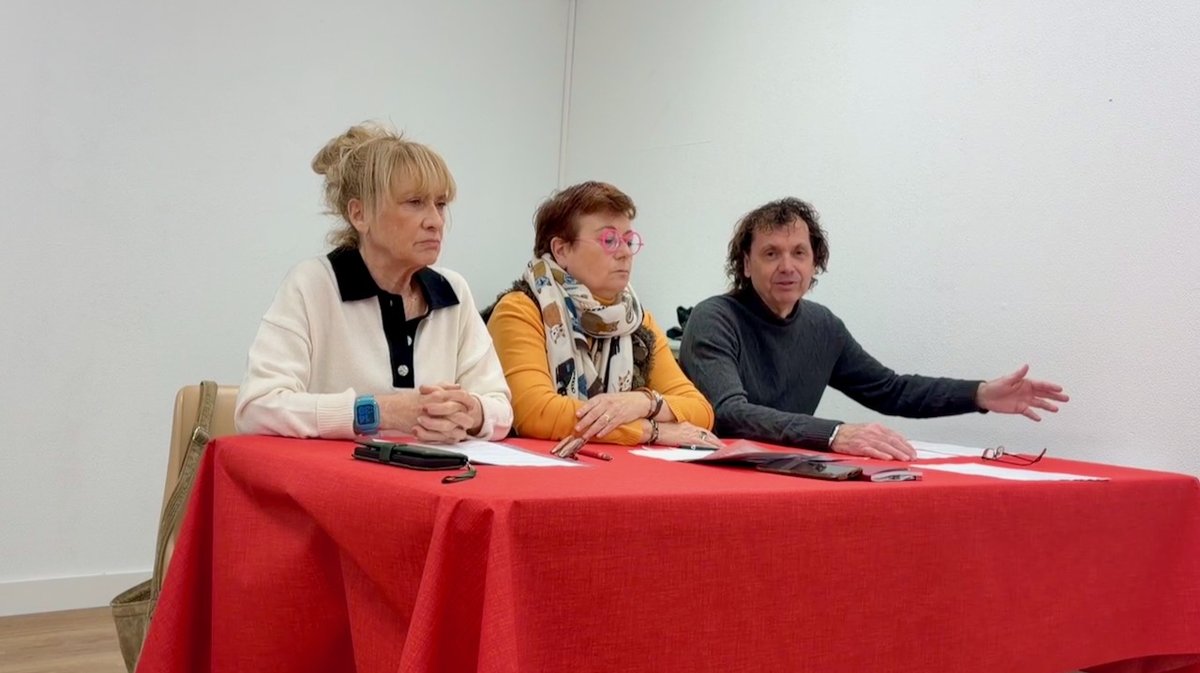 Corinne Cancel, Marielle Yzerd-Tortey et Elian Cellier, hier &agrave; Bagnols