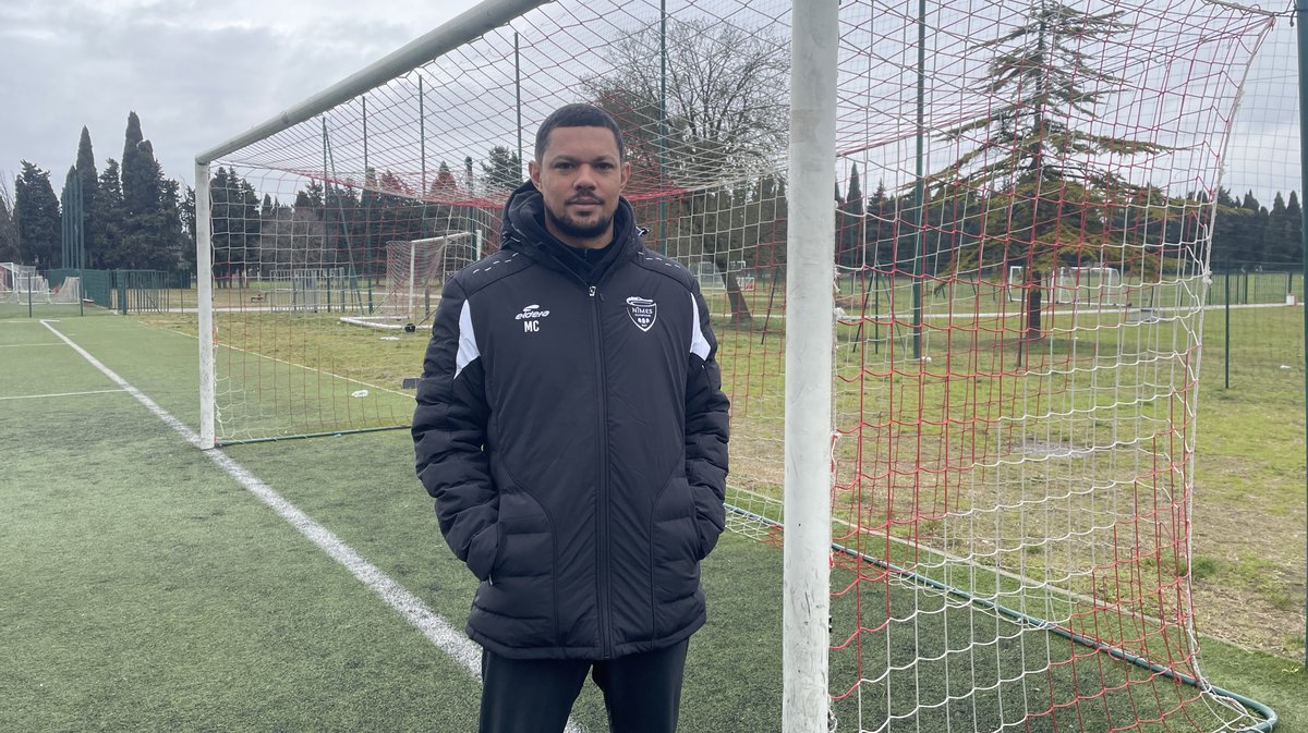 Matthieu Chemin, la nouvel entra&icirc;neur de la r&eacute;serve de N&icirc;mes Olympique.&nbsp;