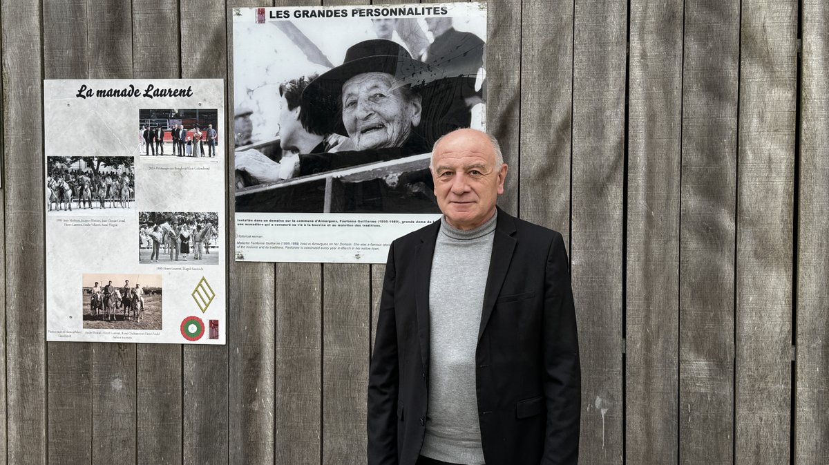 Thierry F&eacute;line, maire de Saint-Laurent-d'Aigouze