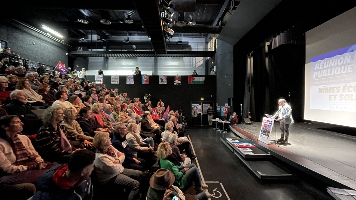 La t&ecirc;te de liste de "N&icirc;mes &eacute;cologique et solidaire" aux municipales de 2026 &agrave; N&icirc;mes (Photo Anthony Maurin)