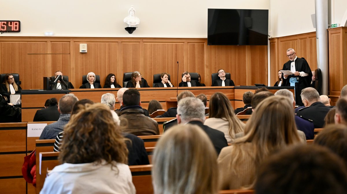Lors de l'audience solennelle de rentr&eacute;e du tribunal judiciaire de Tarascon, le lundi 19 janvier 2026.