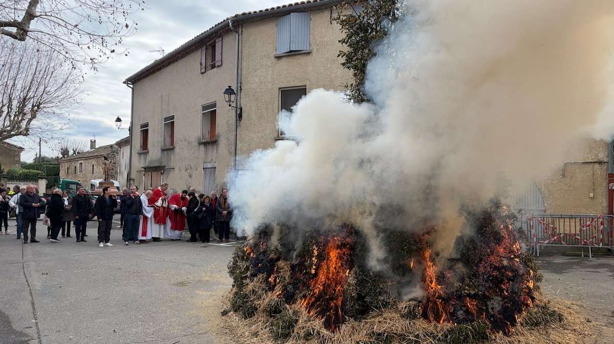 Ce mardi matin, lors de la procession