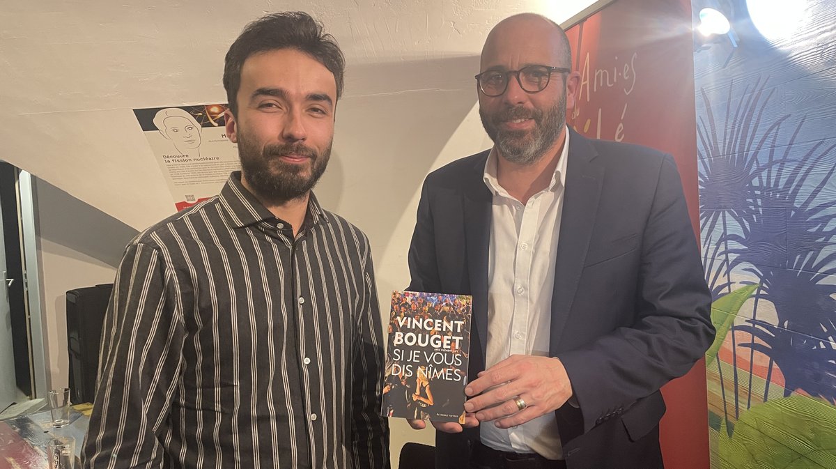 Cl&eacute;ment Luy et Vincent Bouget ont pr&eacute;sent&eacute; "Si je vous dis N&icirc;mes"