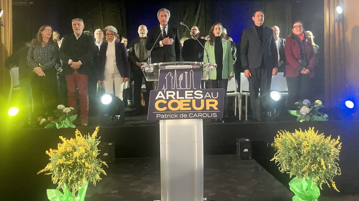 MUNICIPALES Arles : Patrick de Carolis se veut offensif et rassembleur "contre les communistes"