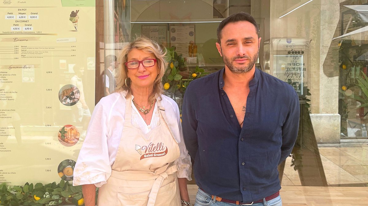 NÎMES Vitelli Gelati Cremosi, un coin d'Italie au cœur de la ville