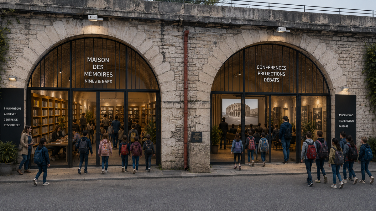 NÎMES Une Maison des mémoires sous les arches de la gare est en projet