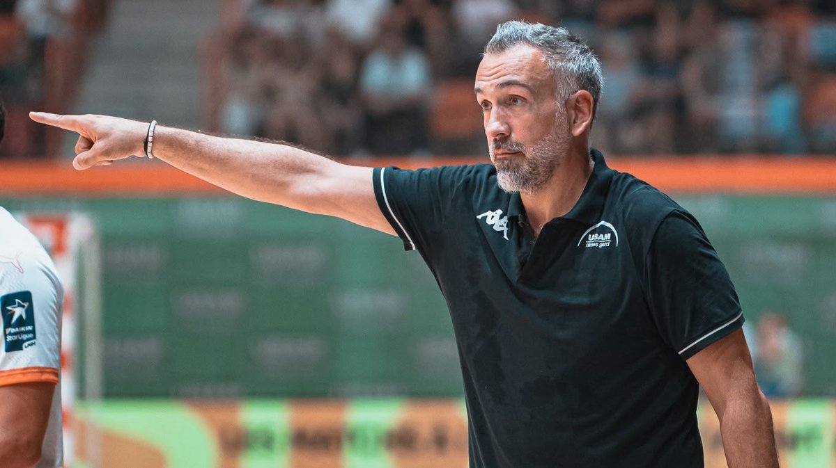 Guillaume Saurina, coach de l'USAM&nbsp;(photo QX - USAM N&icirc;mes Gard).