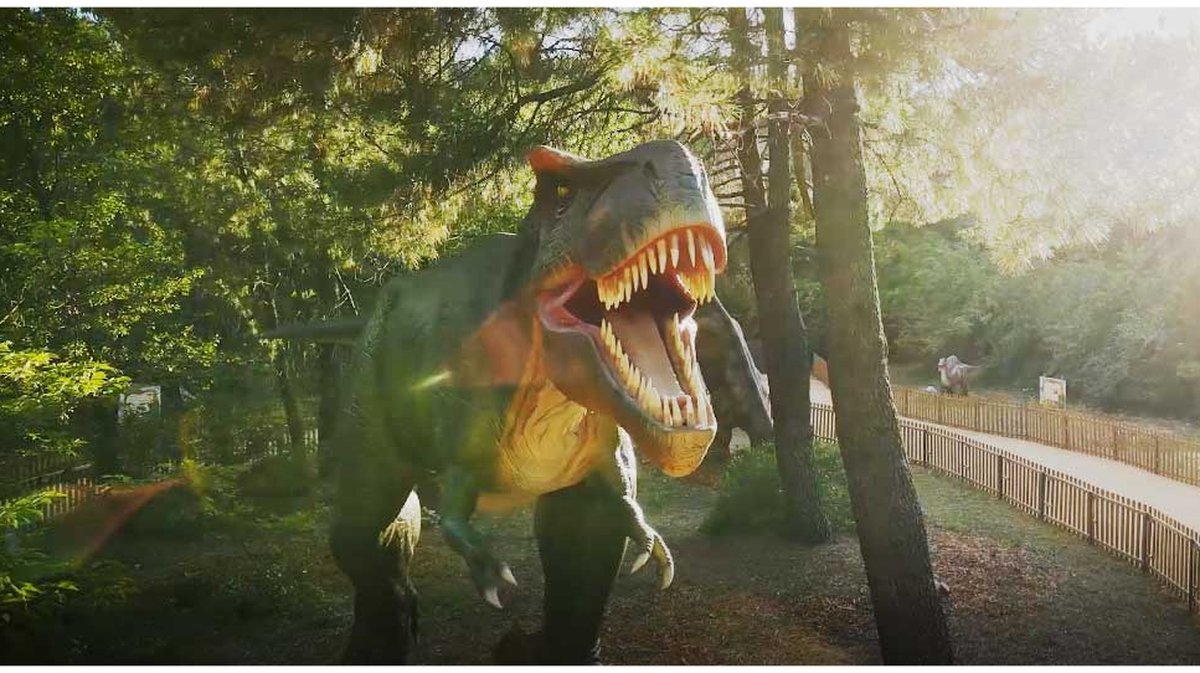 Camion dinosaure - Dinopedia Parc
