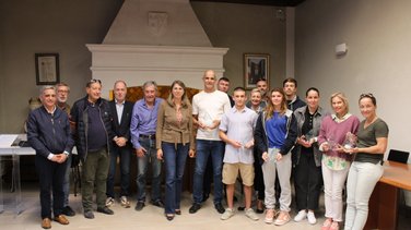 VILLENEUVE-LEZ-AVIGNON Medal-winning athletes awarded by the City