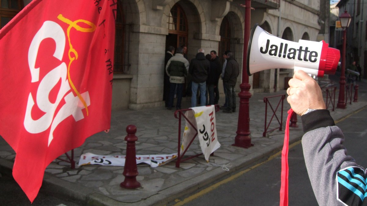 JALLATTE en "grève reconductible" à St Hippolyte du Fort