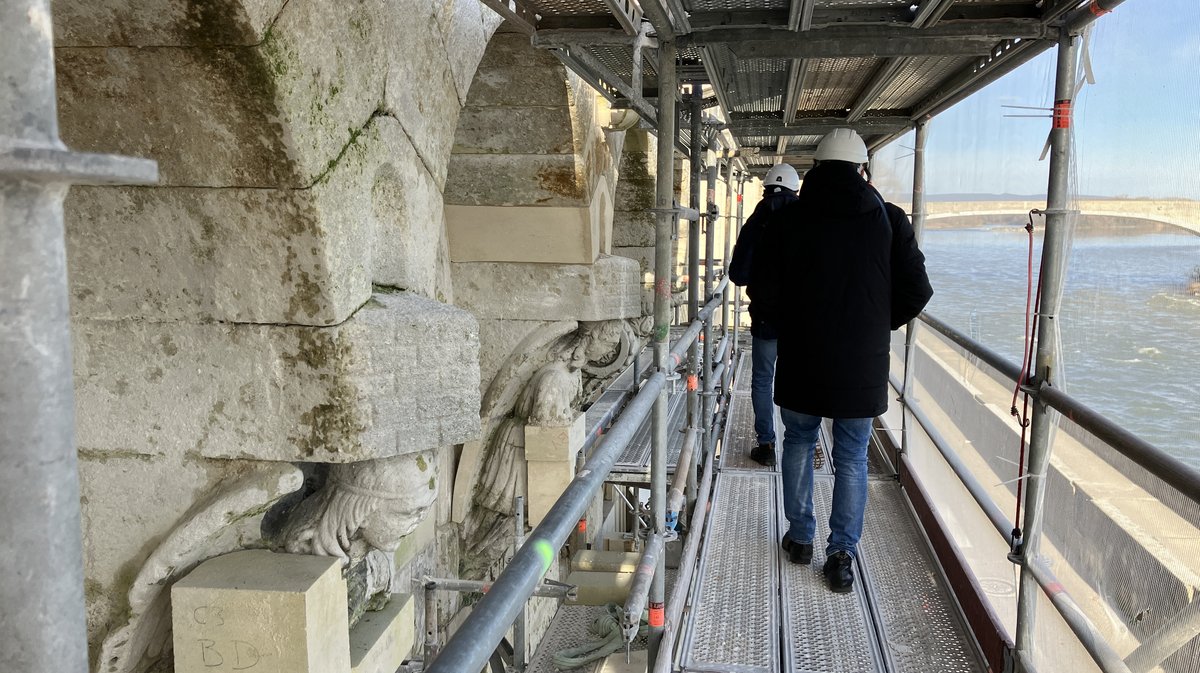 escalier monumental saint pierre pont saint esprit chantier rénovation