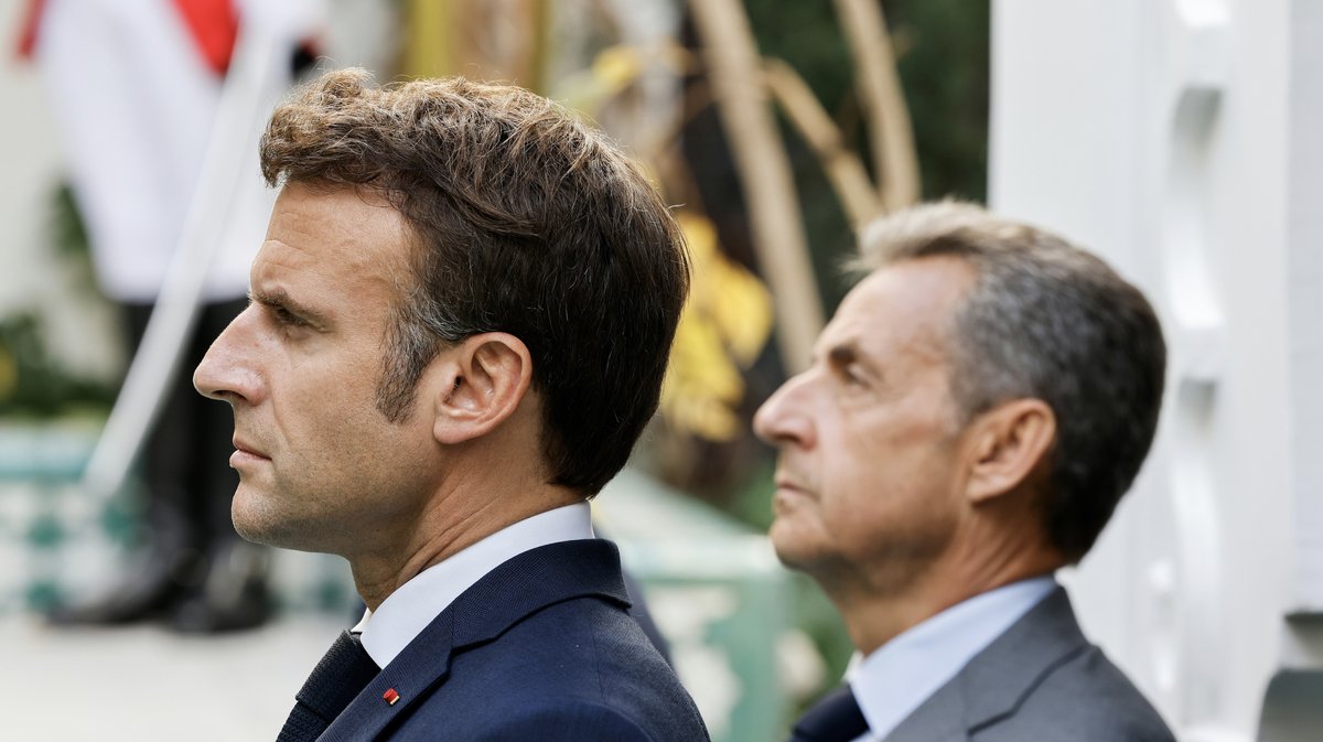 Emmanuel Macron et Nicolas Sarkozy