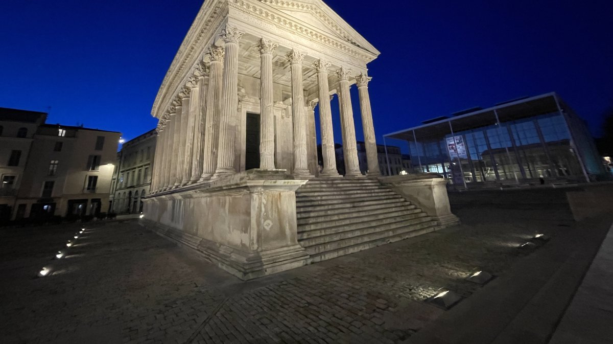 La maison carrée monument Nîmes (Photo Anthony Maurin).