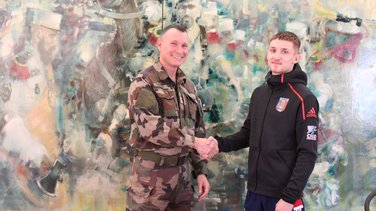 1er REG armée terre légion étrangère jeux olympiques partenariat parrain colonel francois perrier grau enzo