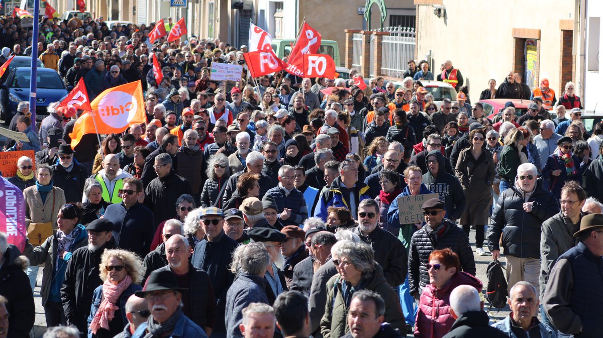 bagnols manifestation réforme retraites 28 mars 2023 10e journée mobilisation