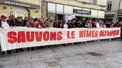 manif sauvons le nîmes olympique mairie