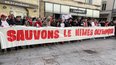 manif sauvons le nîmes olympique mairie
