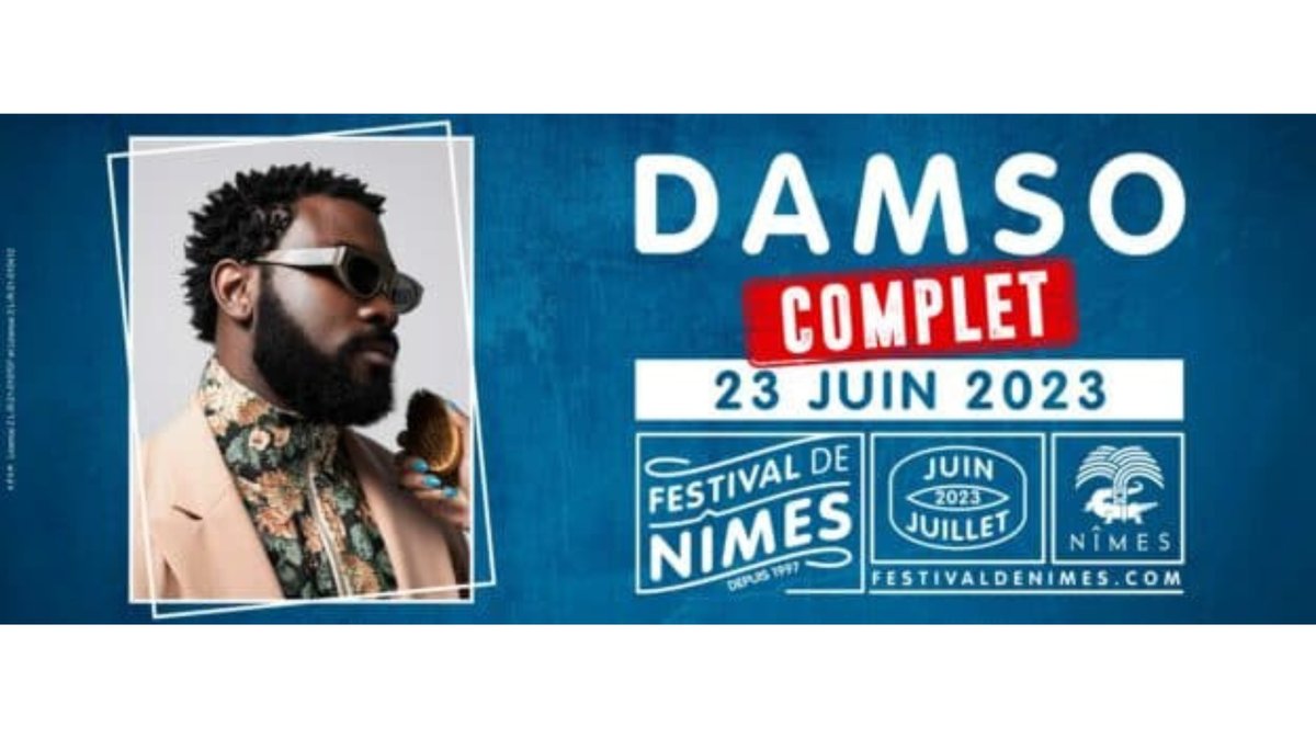 FESTIVAL DE NÎMES Le concert événement de Damso affiche complet