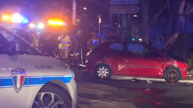 NÎMES Accident dans le centre ville de Nîmes cette nuit