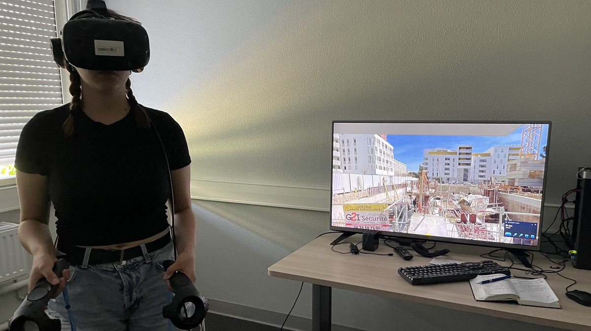 IUT nîmes réalité virtuelle génie civil