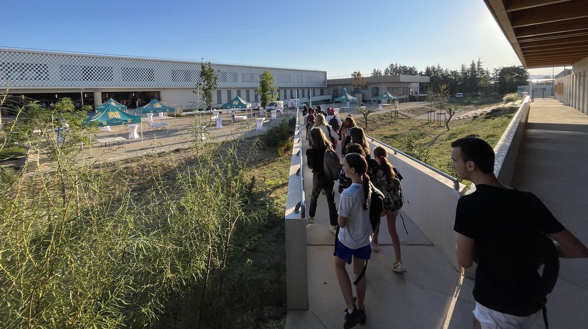 Inauguration collège Voltaire Remoulins septembre 2023 (Photo Anthony Maurin)