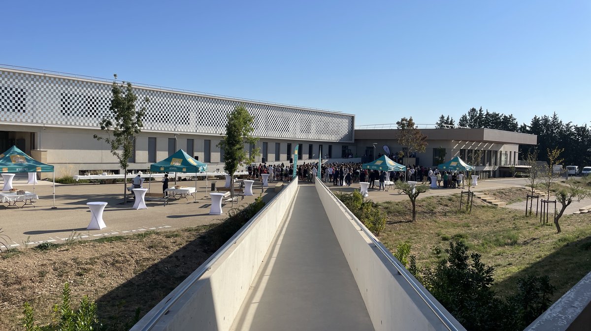 Inauguration collège Voltaire Remoulins septembre 2023 (Photo Anthony Maurin)