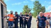 sensibilisation risque électrique pompiers bagnols enedis