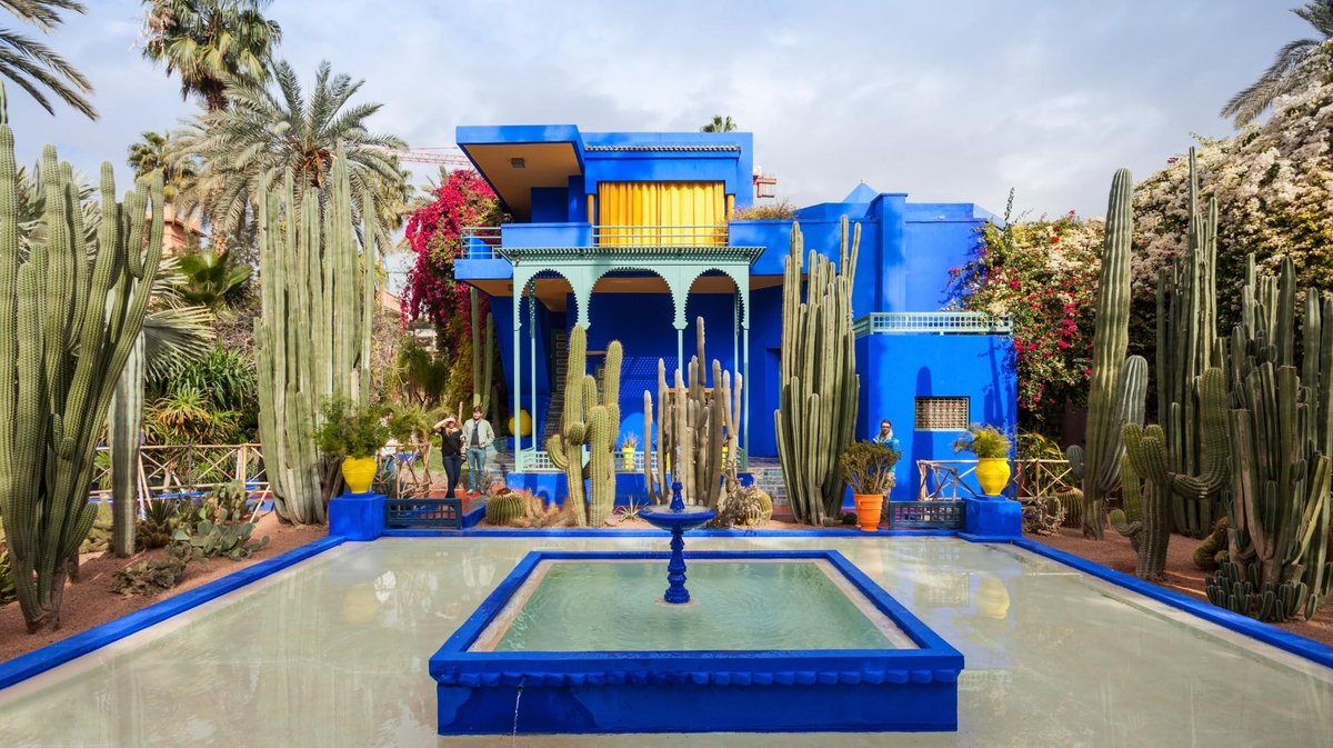 Le jardin Majorelle à Marrakech