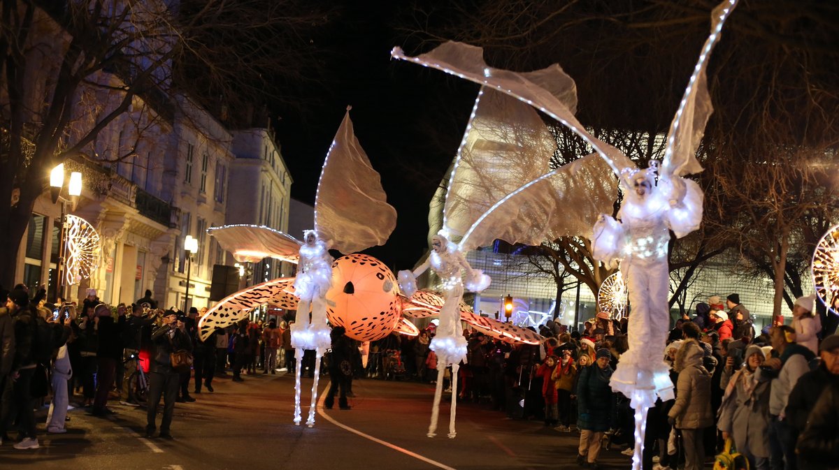 Emporté par le vent parade Noël décembre Nîmes 2023 (Photo Anthony Maurin)