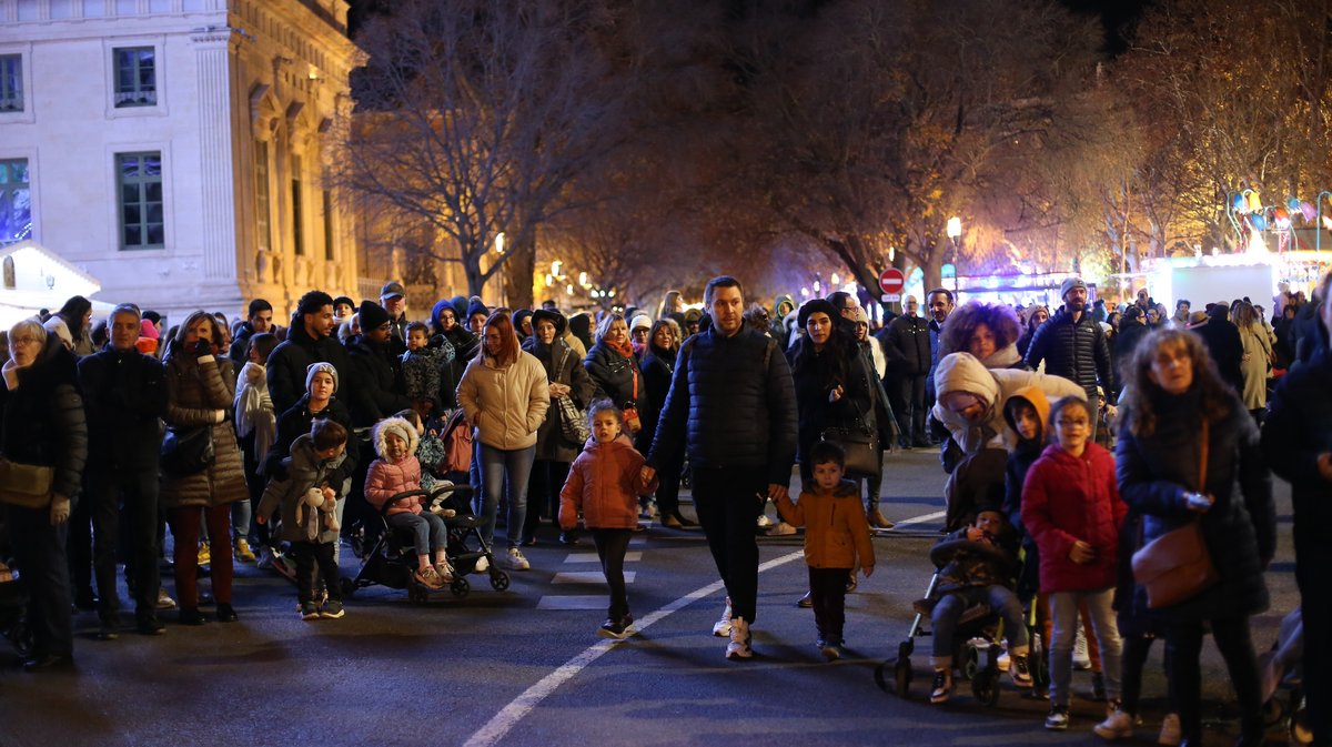 Emporté par le vent parade Noël décembre Nîmes 2023 (Photo Anthony Maurin)