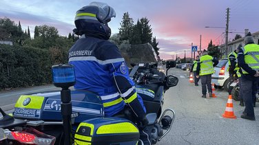 Les contrôles de gendarmerie seront nombreux sur les routes pour les fêtes de fin d'année 2023 (Photo Anthony Maurin)