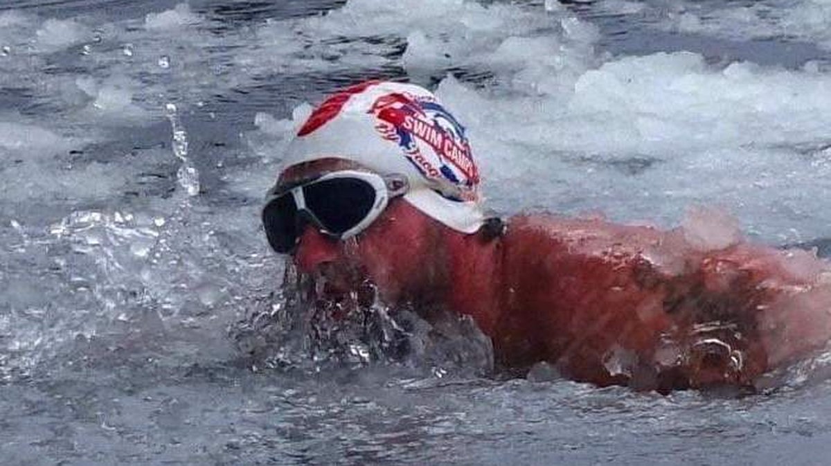 William Bonnet nageur d'eau glacée