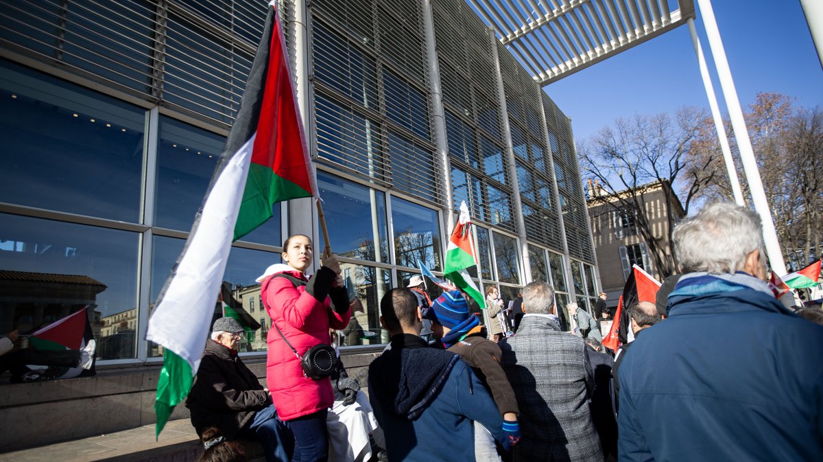 manifestation paix palestine nimes