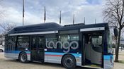 Les nouveaux bus et nouvelles couleurs du réseau Tango de Nîmes métropole (Photo Anthony Maurin).