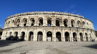 Les travaux des arènes de Nîmes (Photo Archives Anthony).