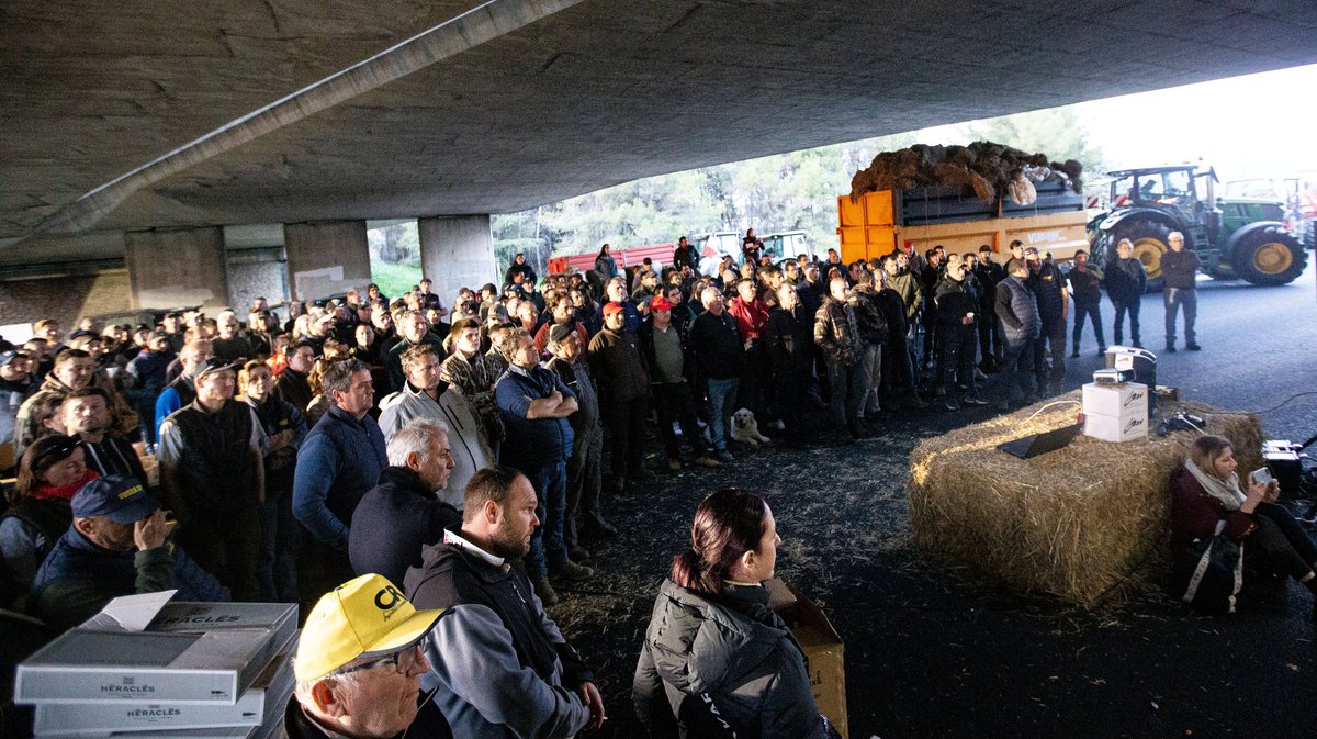 Manifestations des agriculteurs Gard Photo