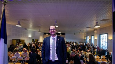 Nicolas Meizonnet présente ses voeux à Uchaud
