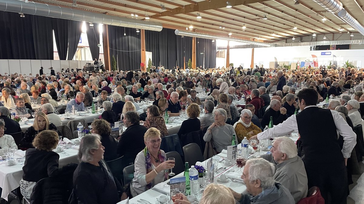 Banquet des aînés Nîmes janvier 2024 (Photo Anthony Maurin)