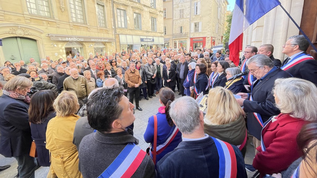 Hommage aux Français tués lors des attaques terroristes du Hamas en Israël (Photo Anthony Maurin)