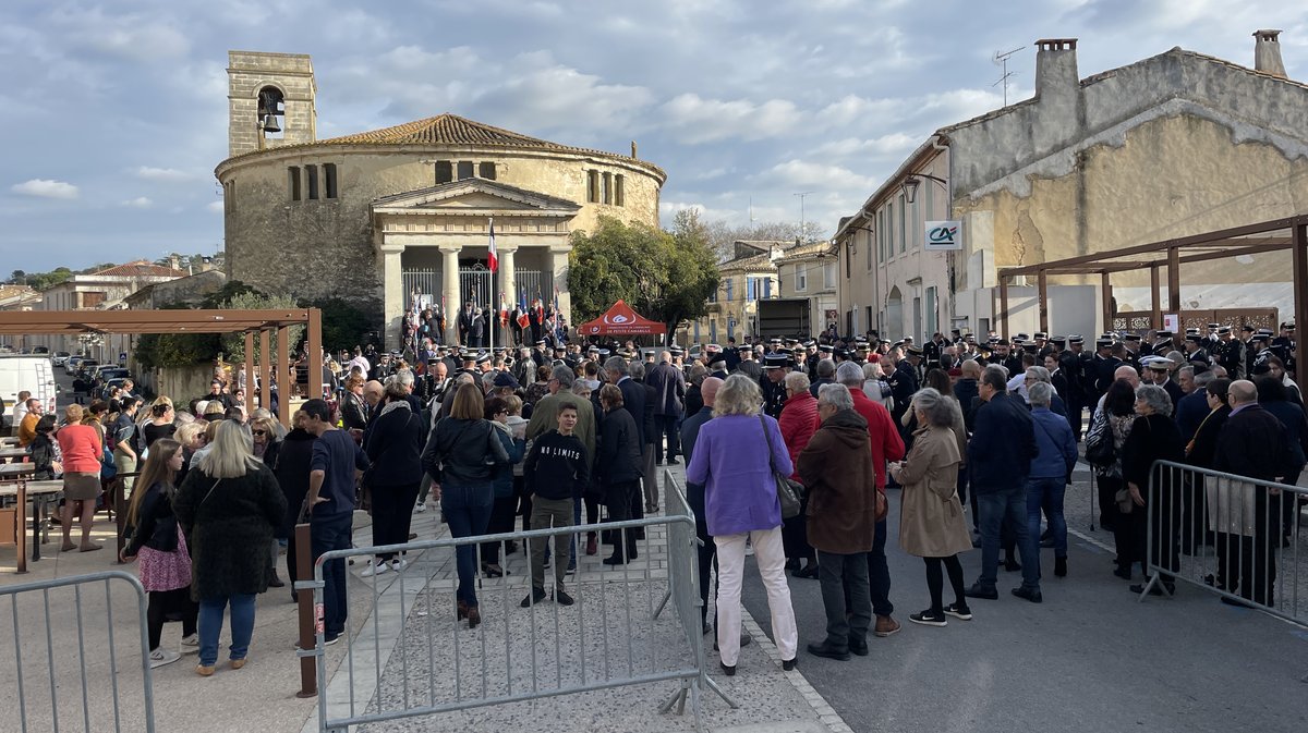 Du monde pour cette cérémonie spéciale de la gendarmerie du Gard (Photo Anthony Maurin) 