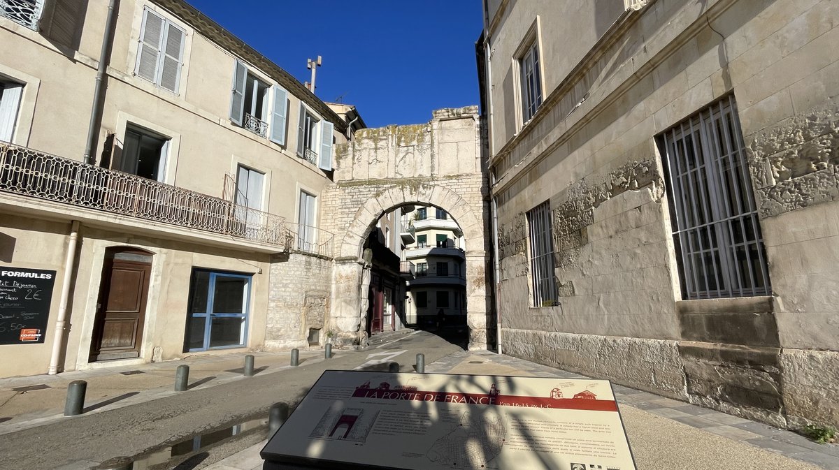 Piétonnisation Porte de France Nîmes  (Photo Archives Anthony Maurin)