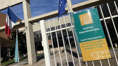 Archives départementales du Gard à Nîmes (Photo Anthony Maurin)