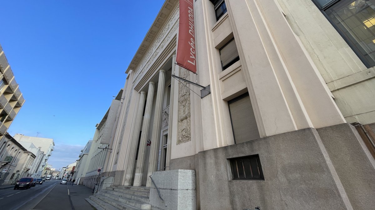 Héritiers de mémoire lycée Dhuoda Yann Jurovics  (Photo Anthony Maurin)