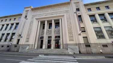 Héritiers de mémoire lycée Dhuoda Yann Jurovics  (Photo Anthony Maurin)